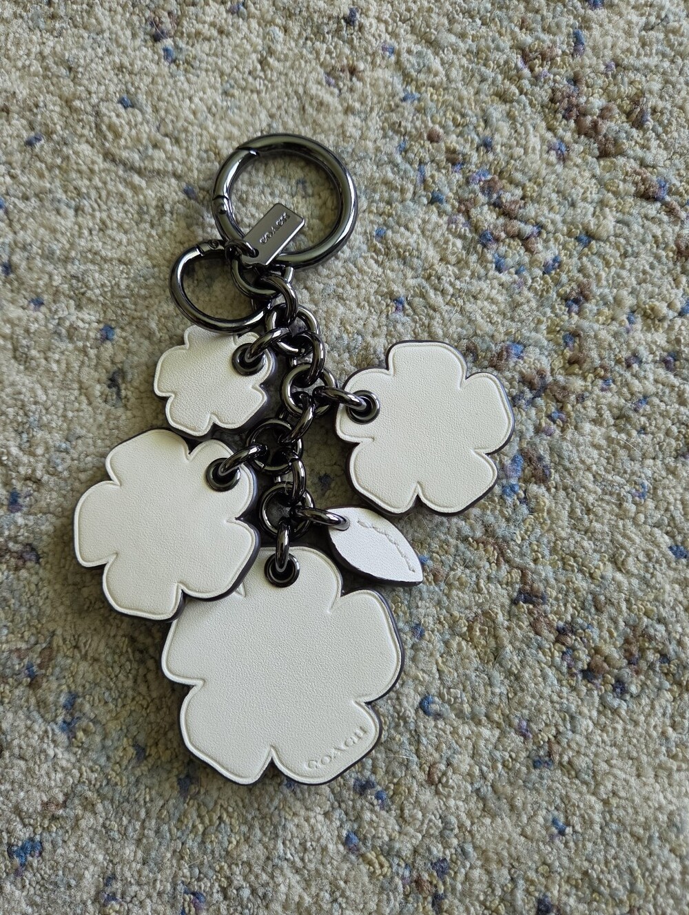Coach Tea Rose Bag Charm - Picture 4 of 4